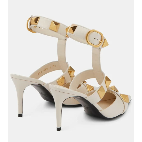 Valentino Garavani Roman Stud Leather Pumps 4 Valentino Garavani Roman Stud Leather Pumps - Image 2