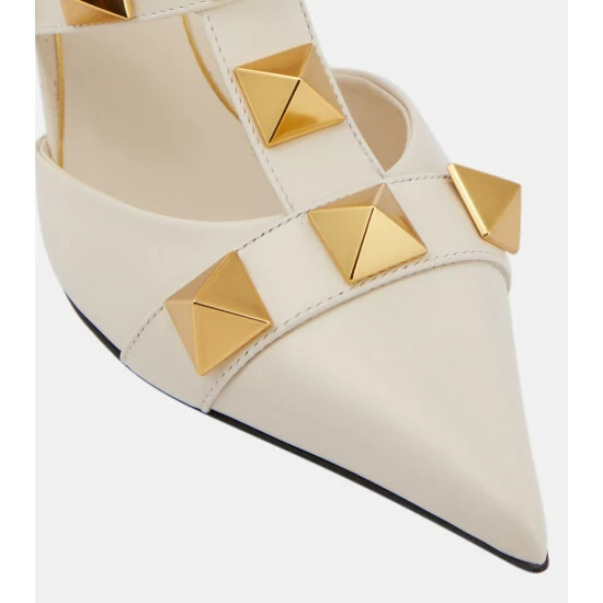 Valentino Garavani Roman Stud Leather Pumps 7 Valentino Garavani Roman Stud Leather Pumps - Image 5