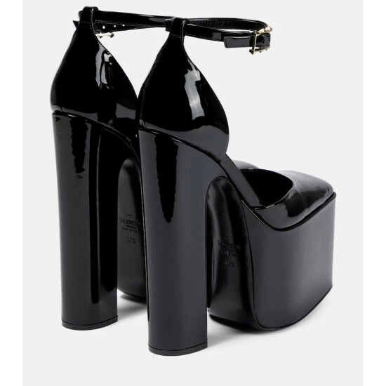 Valentino Garavani Discobox Patent Leather Platform Pumps 4 Valentino Garavani Discobox Patent Leather Platform Pumps - Image 2