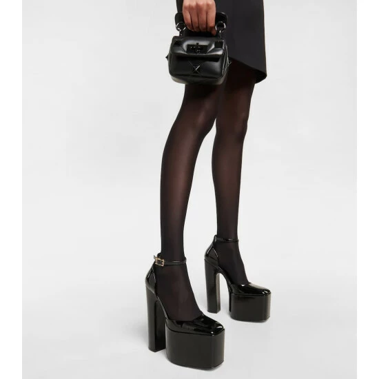 Valentino Garavani Discobox Patent Leather Platform Pumps 5 Valentino Garavani Discobox Patent Leather Platform Pumps - Image 3