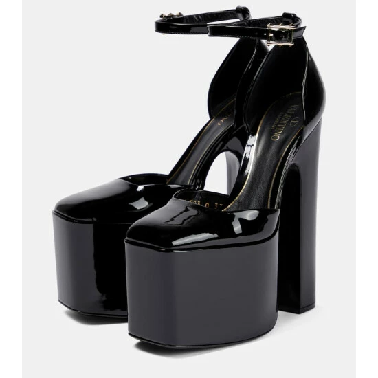 Valentino Garavani Discobox Patent Leather Platform Pumps 6 Valentino Garavani Discobox Patent Leather Platform Pumps - Image 4