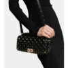 Valentino Garavani Rockstud Spike Leather Shoulder Bag