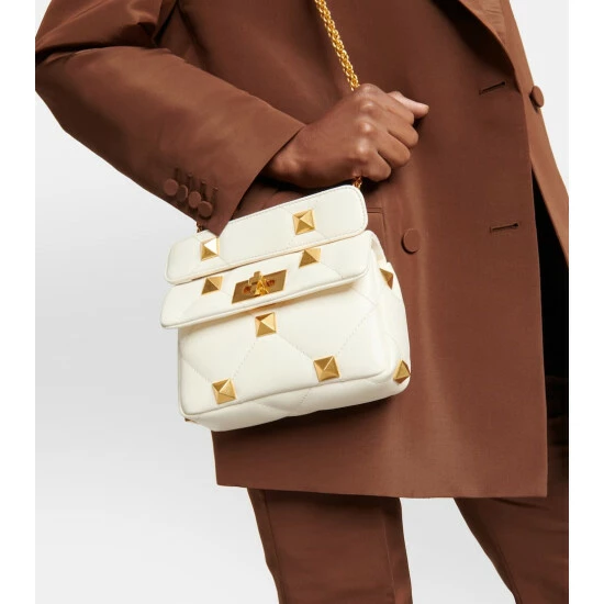 Valentino Garavani Roman Stud Small Leather Shoulder Bag 2 Valentino Garavani Roman Stud Small Leather Shoulder Bag